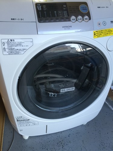 日立 9kg ビッグドラム 洗濯機 BD-V1200L 10年製 HITACHI