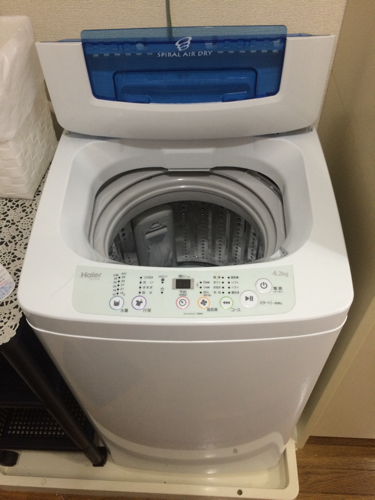 洗濯機 haier jw-k42k 4.2㎏