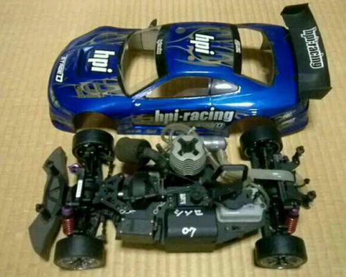 HPI ナイトロ ドリフト 3.0エンジン付き 車体 ２台セット