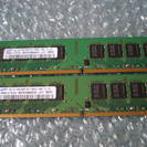 デスクトップ用メモリ DDR2 4GB(2GBx2）