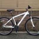 【販売済】【325】【整備済】トレック製MTB　シマノ製3×8段ギヤ　カギなし　ライトなし【17500円】