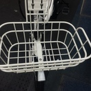 ブリヂストン電動自転車　ビッケ2ｅ　リアチャイルドシ－ト付　ホワイト