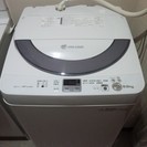 美品 SHARP 全自動洗濯機 ES-GE55N-S 5.5kg  