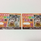 【成立】【0円】日立市かみね動物園☆小人無料入園券2枚まとめて