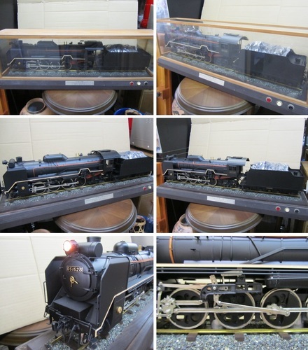 D51型】加熱テンダー機関車◇国鉄◇ケース付き◇模型◇電池付