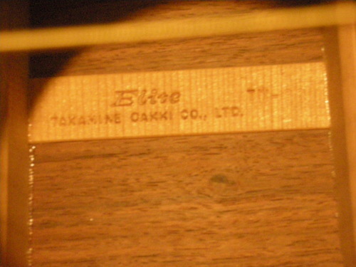 Takamine～Elite1975年ビンテージ Elite　TW-30