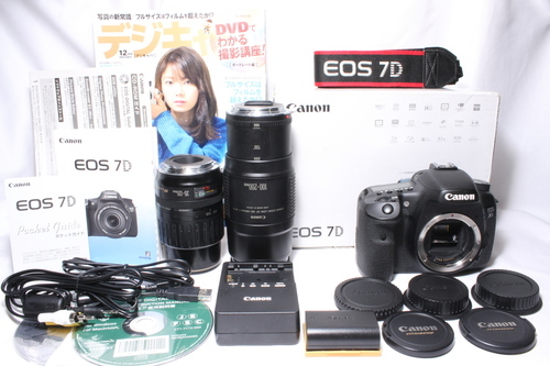 ★★★完売★★★　　【憧れのプロ機】★極少ショット数★Canon キャノン EOS 7D Wレンズ #95