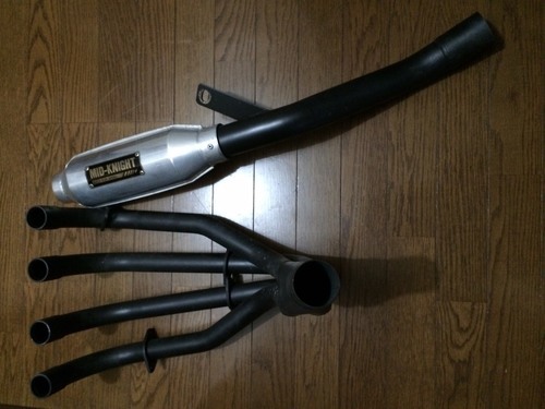 ★ゼファー４００用★　ミッドナイト製社外マフラー（中古）