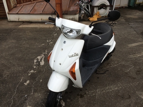 《決まりました》レッツ５G　レア車　機関良好　4404km　リアタイヤ新品