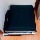 【軽量9kg】収納式カウチベッド ATX-BA402（黒）【取り...