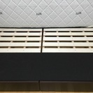 ニトリ ヘッドボードに収納あり、引き出し付き