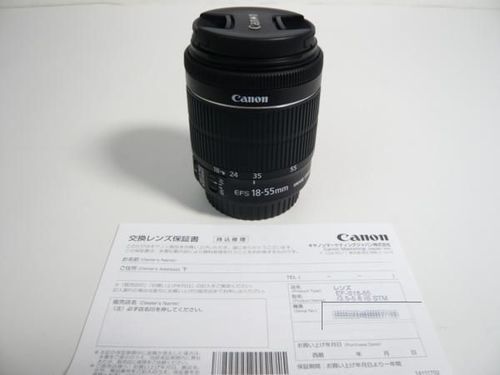 新品♪ キャノンEF-S18-55mm f3.5-5.6 IS STMです。