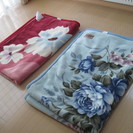 無料です。　日本製　合わせマイヤー毛布　シングル2枚組