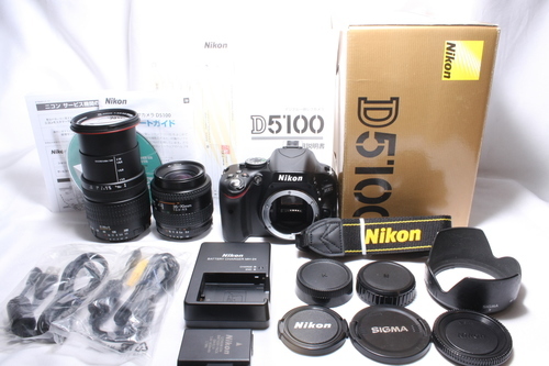 ★★★完売★★★　　新品級★極少58ショット★Nikon ニコン D5100 Wレンズ　＃96
