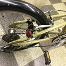 [3228]LOUIS GARNEAU ルイガノ MV.1　ミニベロ　20インチ　外装7段変速　アルミフレーム　Vブレーキ 　モスグリーン