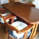 木製テーブル・椅子セット