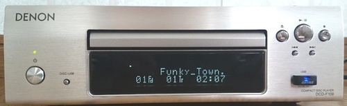値下げ　DENON　　CDプレーヤー　　DCD-F109　　2012年製　　中古品