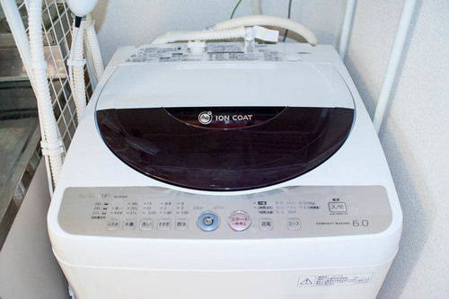 SHARPシャープ全自動洗濯機ES-GE60K Ag+イオン　6.0kg