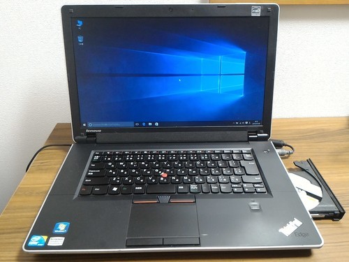 (お取引中)Core-i5 メモリ4GB 最新OS Windows10 i5/ﾒﾓﾘ4G/HDD320G/DVD-RW/無線LAN/Libre Office [Lenovo ThinkPad Edge]
