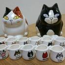 陶器の猫雑貨
