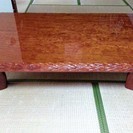 最高級 花梨 無垢 一枚板 座卓 ローテーブル 座敷机 当時数十万