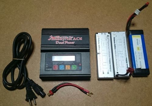 ラジコン 充電器 リポ バッテリー 付きセット 2