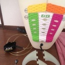 格安！5回ほど使用の美品！乗りやすく初心者に最適！！サーフィン★サーフボード★ファンボード★5点セット！