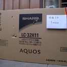 【新品・未開封】（終了）SHARP AQUOS 液晶３２型テレビ...