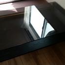 ニトリ　ガラスセンターテーブル　黒