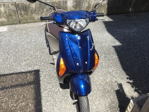 走行距離400km スズキ Let's5G 自賠責付