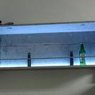 LED照明付き吊棚