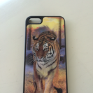携帯ケース iPhone 5 5S ライオン トラ