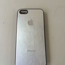iPhone5 5S 携帯ケース シルバー