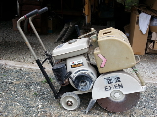 エクセン☆EXEN エンジン コンクリートカッター☆動作品 使用少 良好