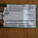 ノートパソコン用無線LAN　Intel　3945ABG　ネットワ...