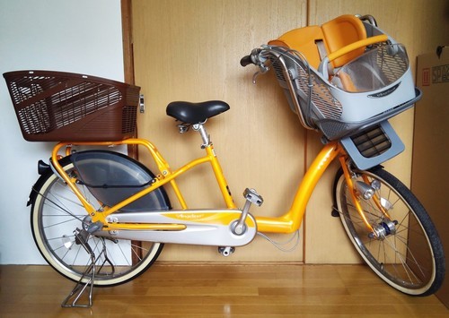 ＜受付終了＞【美品】ブリヂストン 子供乗せ自転車 アンジェリーノミニ