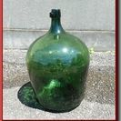 古いガラス瓶 ■ 大瓶 ■ グリーン系 ■ 昭和レトロ