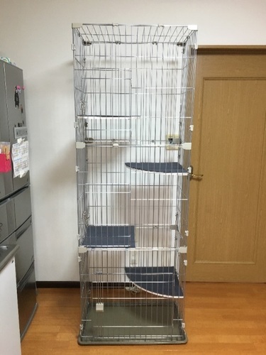 【交渉中】猫の3段ケージ