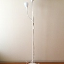 IKEA フロアランプ(リーディングライト付き)白 5