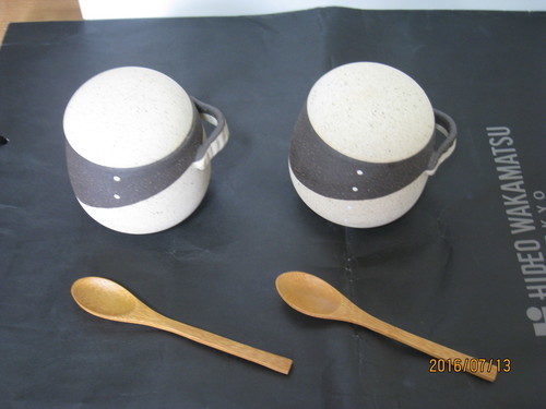 茶わん蒸しの器（スプーンつき）