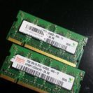 DDR2メモリー 1G×2の2G！