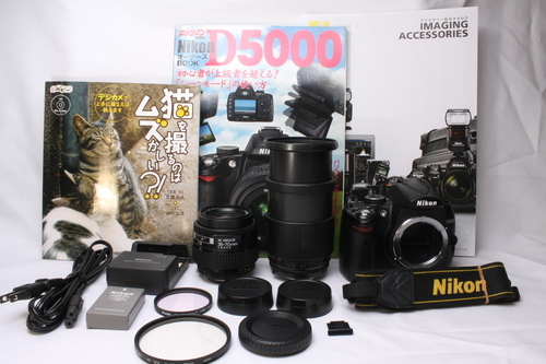 ★★★完売★★★　　新品級★極少759ショット★本格入門 Nikon ニコン D5000 Wレンズ #113