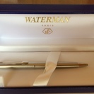 未使用品 waterman ボールペン シルバー