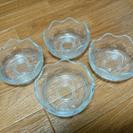 昭和レトロ　ガラスの小鉢①×４