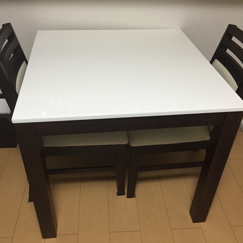 ★美品★ ダイニングテーブル \u0026 椅子2脚 (ダイニングセット、キッチンテーブル)