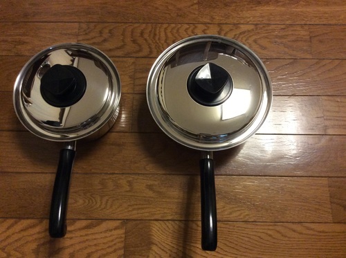 ビタクラフト 片手鍋 14㎝と17㎝