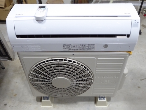 2015年製  最新ガスR32！HITACHI 白くまくん RAS-AJ25E-W 冷暖房エアコン 2.5Kw 8畳～ 3ヶ月保証 極上品！！