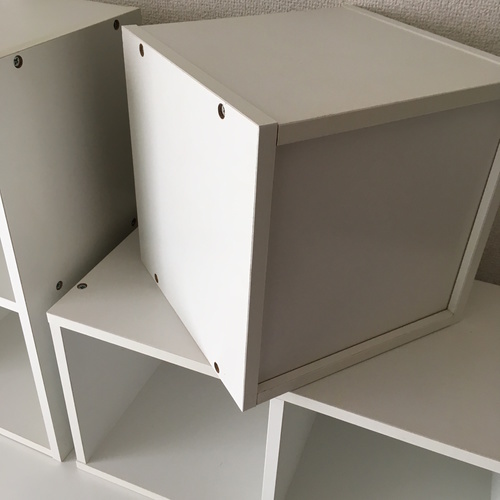 ミニカラーボックスホワイト3個セット コヤマ 京都の家具の中古あげます 譲ります ジモティーで不用品の処分