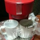 [新品]プラスマイナスゼロ コーヒーメーカー 2カップ 赤色 ±0

