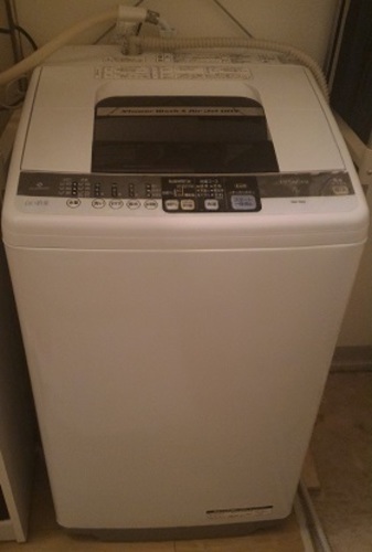2013年製の日立洗濯機(NW-7MY白い約束)